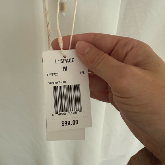 NWT L*Space Falling For You Camisole Crop Top Size Medium - Picture 8 of 9